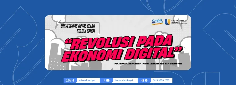 Universitas Royal Gelar Kuliah Umum Bertema “Revolusi pada Ekonomi Digital” Sekaligus Jalin Kerja Sama dengan STIE Eka Prasetya