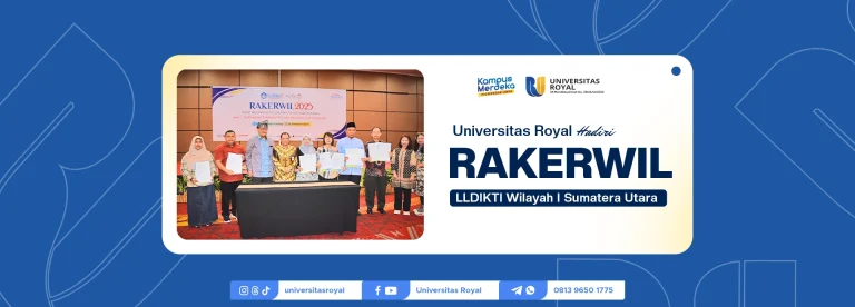 Universitas Royal Hadiri Rapat Kerja Wilayah LLDIKTI Wilayah I Sumatera Utara di Padang