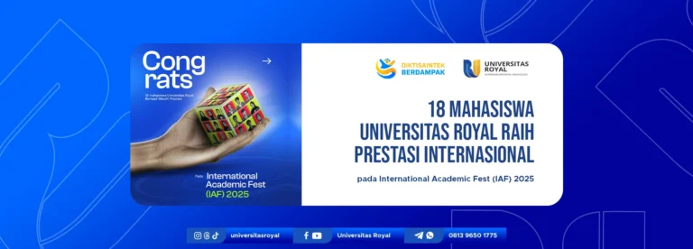 18 Mahasiswa Universitas Royal Raih Prestasi Internasional pada International Academic Fest (IAF) 2025