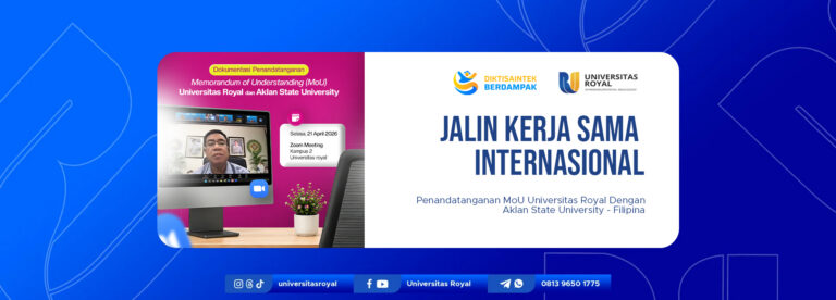 Universitas Royal Jalin Kerja Sama Internasional melalui Penandatanganan MoU dengan Aklan State University