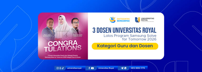 3 Dosen Universitas Royal Lolos Program Samsung Solve for Tomorrow 2026 Kategori Guru dan Dosen